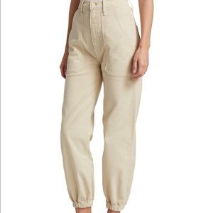 Mother the wrapper patch springy pants size 25